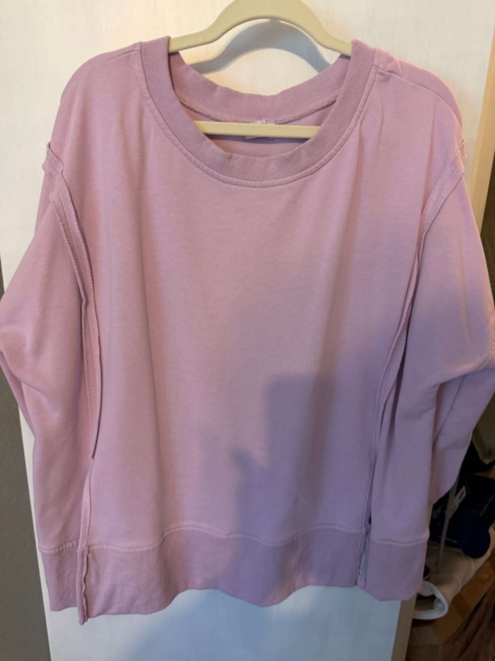 Pink Lily Lilac Crewneck Sweatshirt